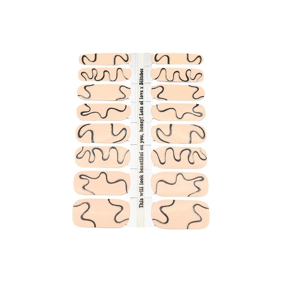 Blitsbee Nail Sticker Savage Swirls Nagelsticker SAVAGE SWIRLS Nude