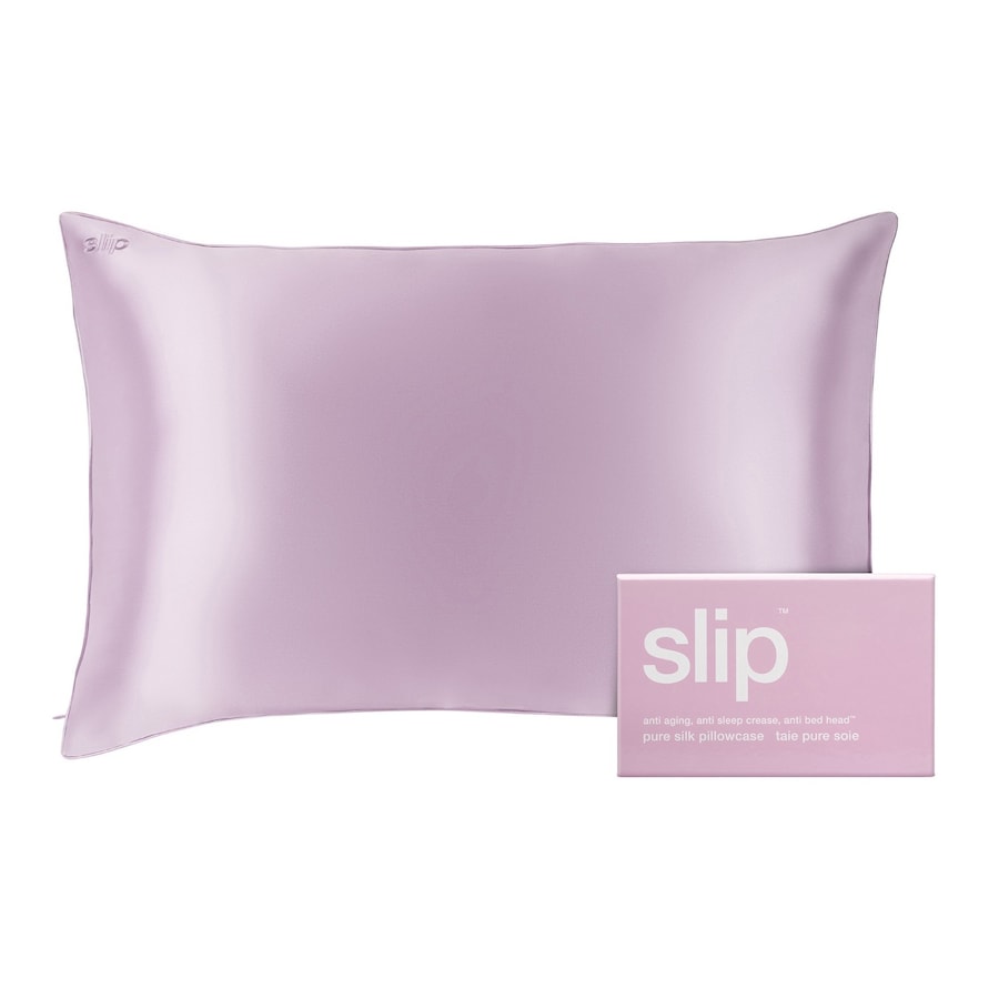 Slip Pure Silk Pillowcase Kissen Wildflower Grau