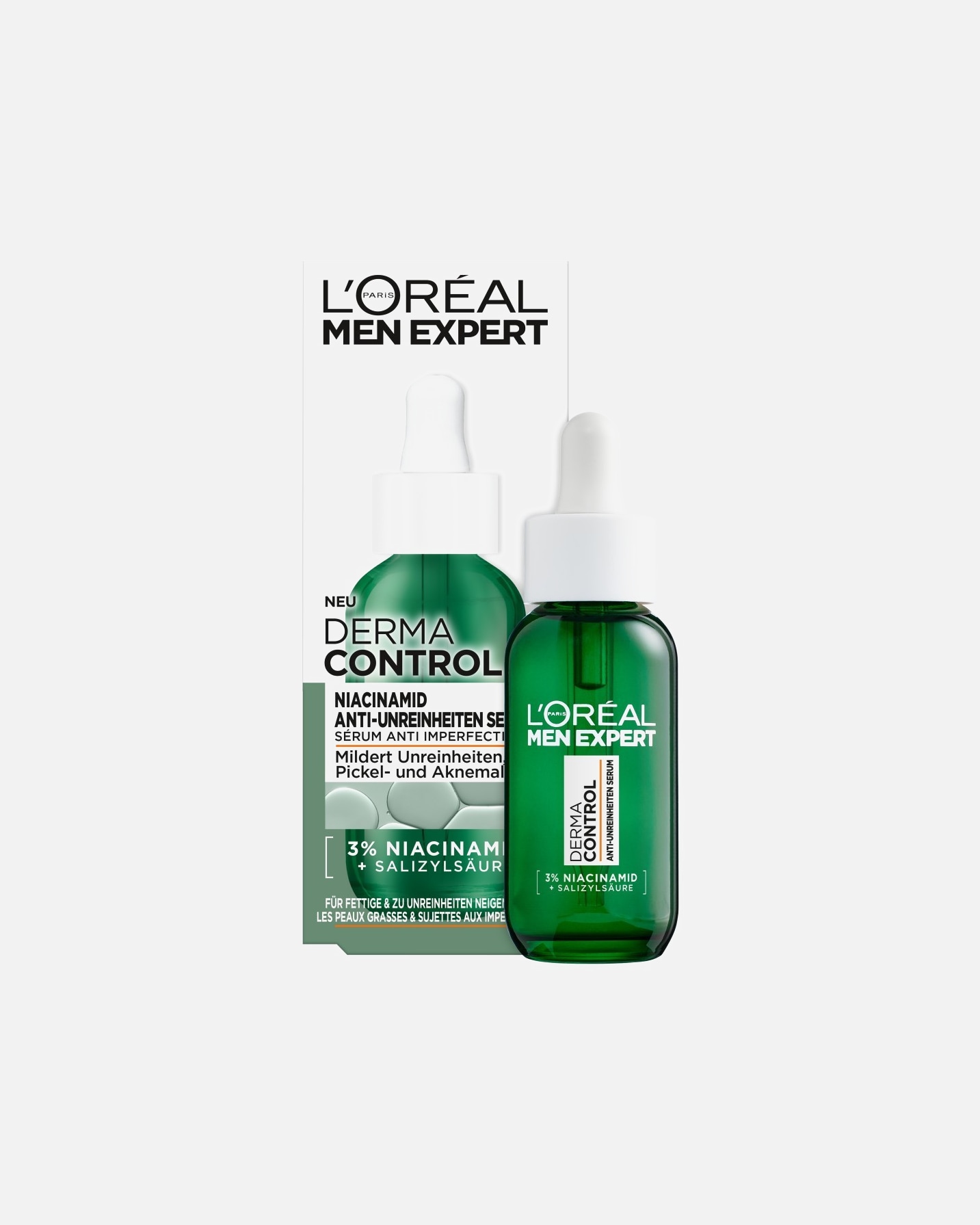 Feuchtigkeitsserum für Unisex L´Oréal Men Expert Derma Control 30 ml
