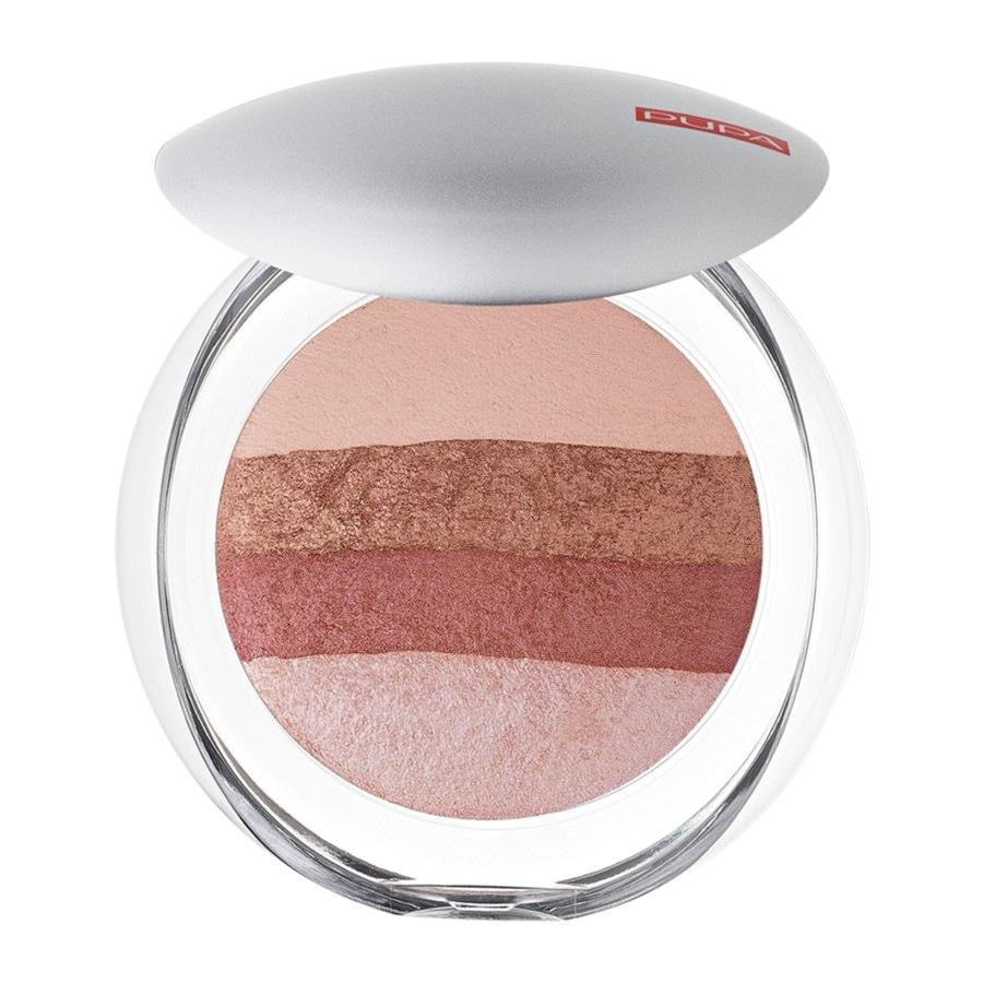 PUPA Milano Luminys Baked All Over Blush 01 Stripes Rose 9 g Braun