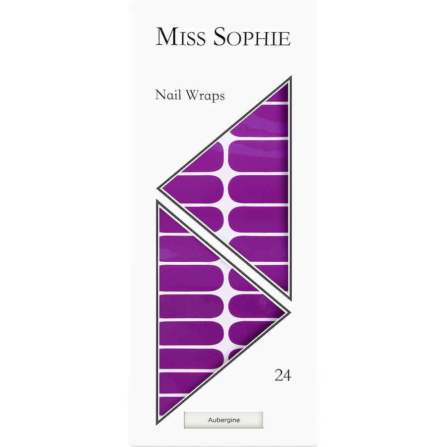 Miss Sophie Aubergine Nagelsticker