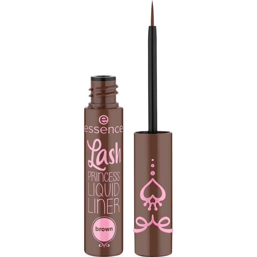Essence Lash Princess Liquid Liner Eyeliner Brown 3 ml Braun
