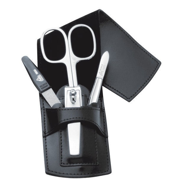 ERBE Maniküre Set "Pocket", schwarz, 4-tlg.