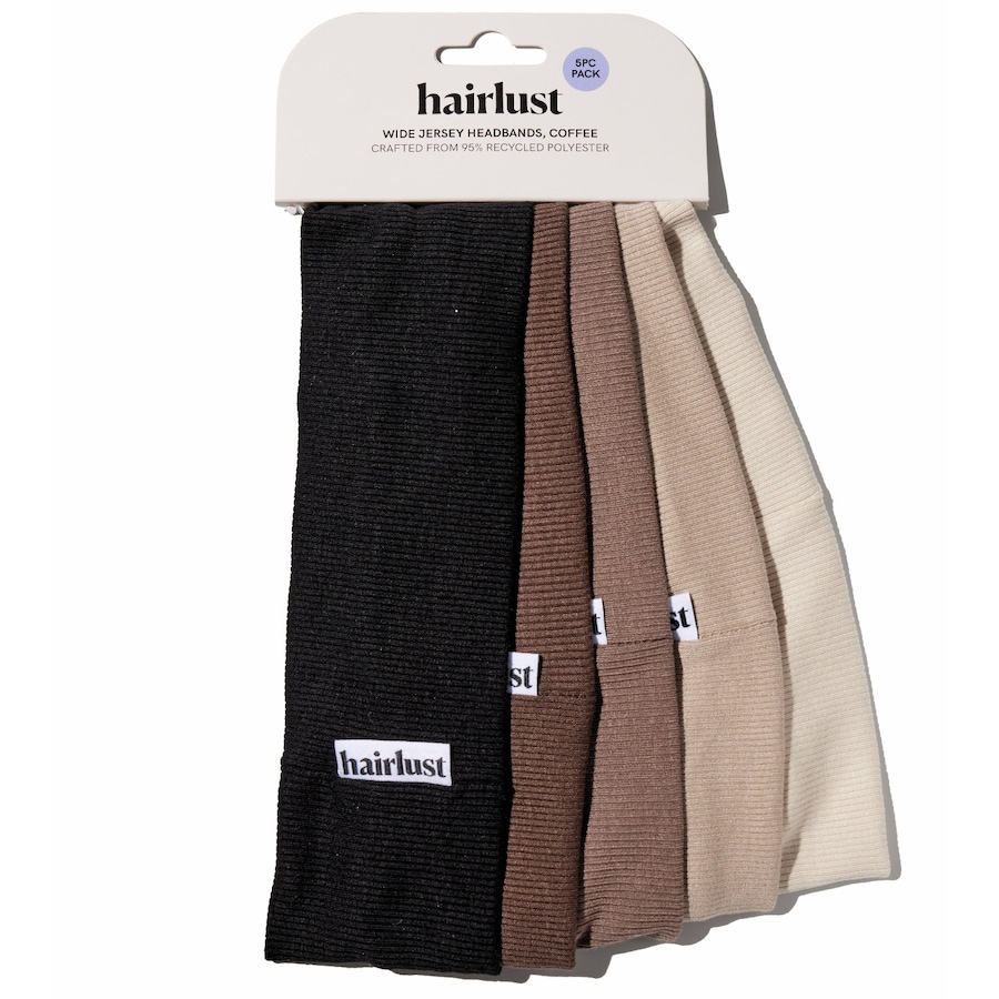 Hairlust Wide Jersey 5-Pack Stirnband Damen