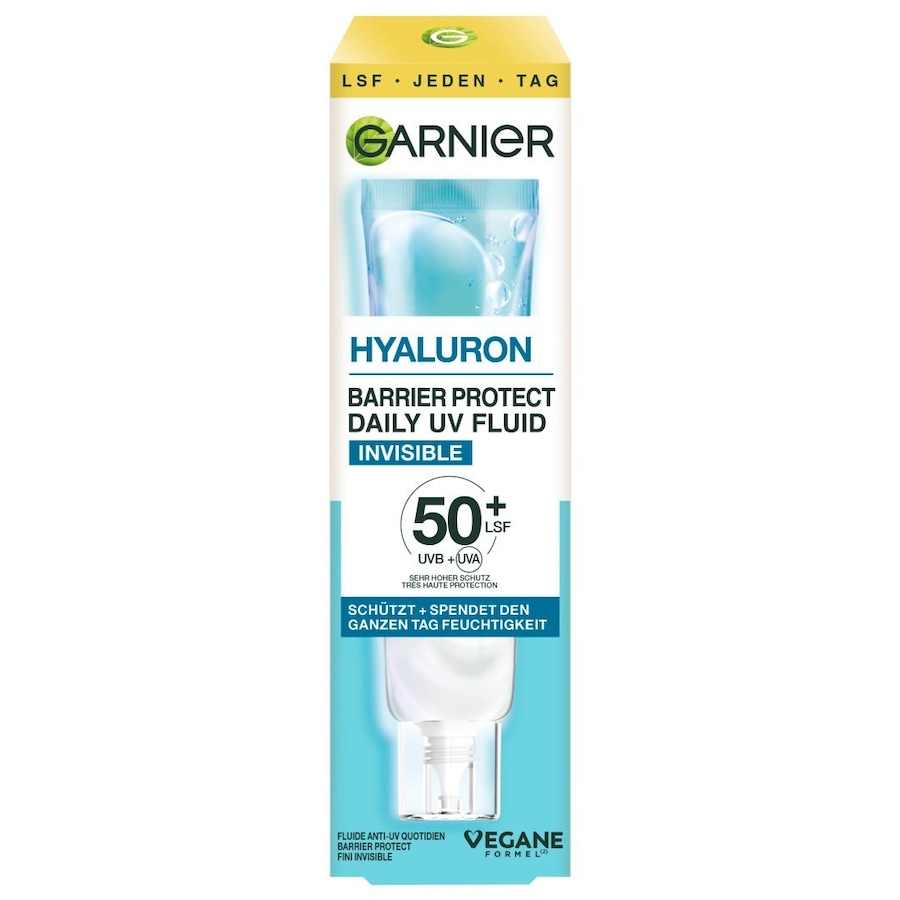 Garnier Hyaluron Barrier Protect Daily UV Fluid LSF50+ InvisibleKörper | 40.0 ml | 324,75 / 1.0 l