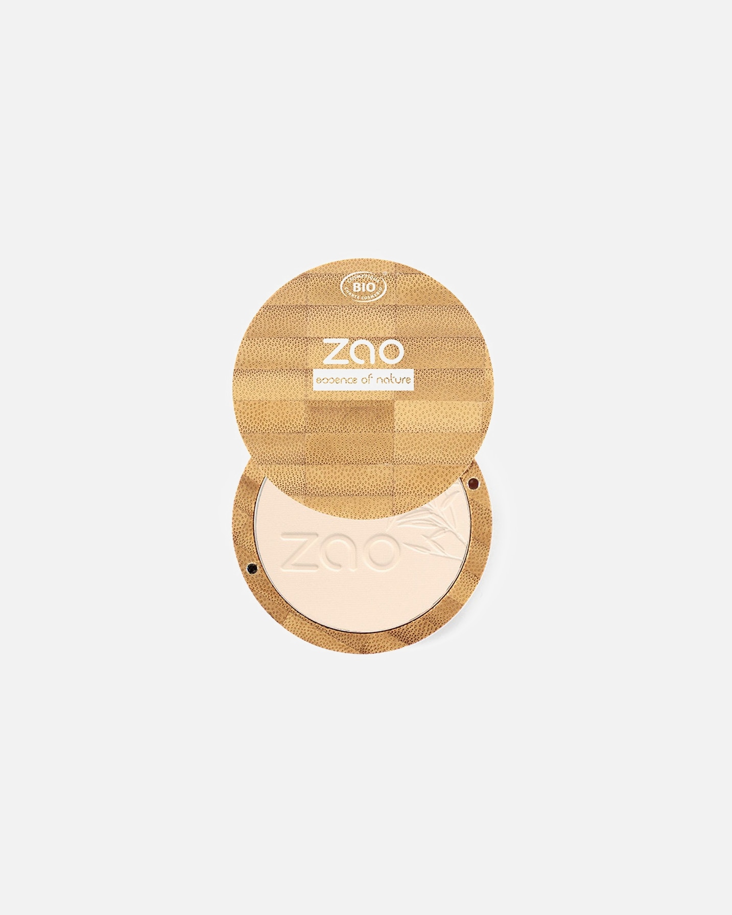 Puder für Unisex ZAO Bamboo Compact Powder 301 - IVORY