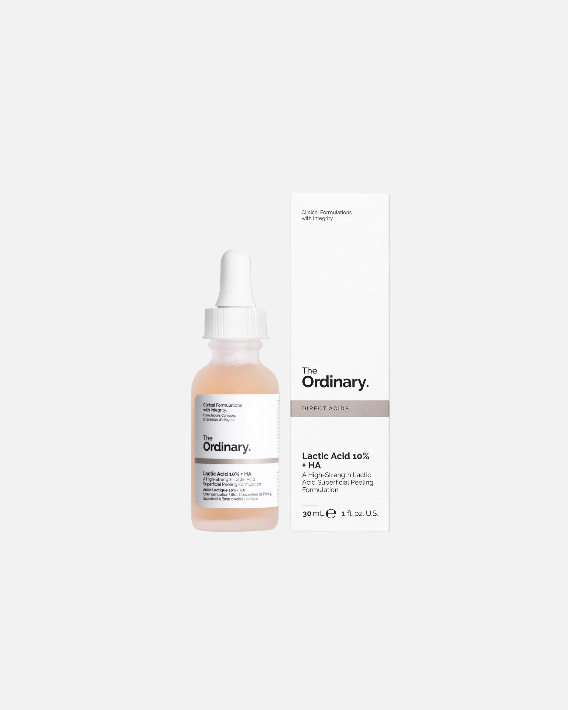Gesichtspeeling für Unisex The Ordinary More Molecules Lactic Acid 10% + HA 30 ml