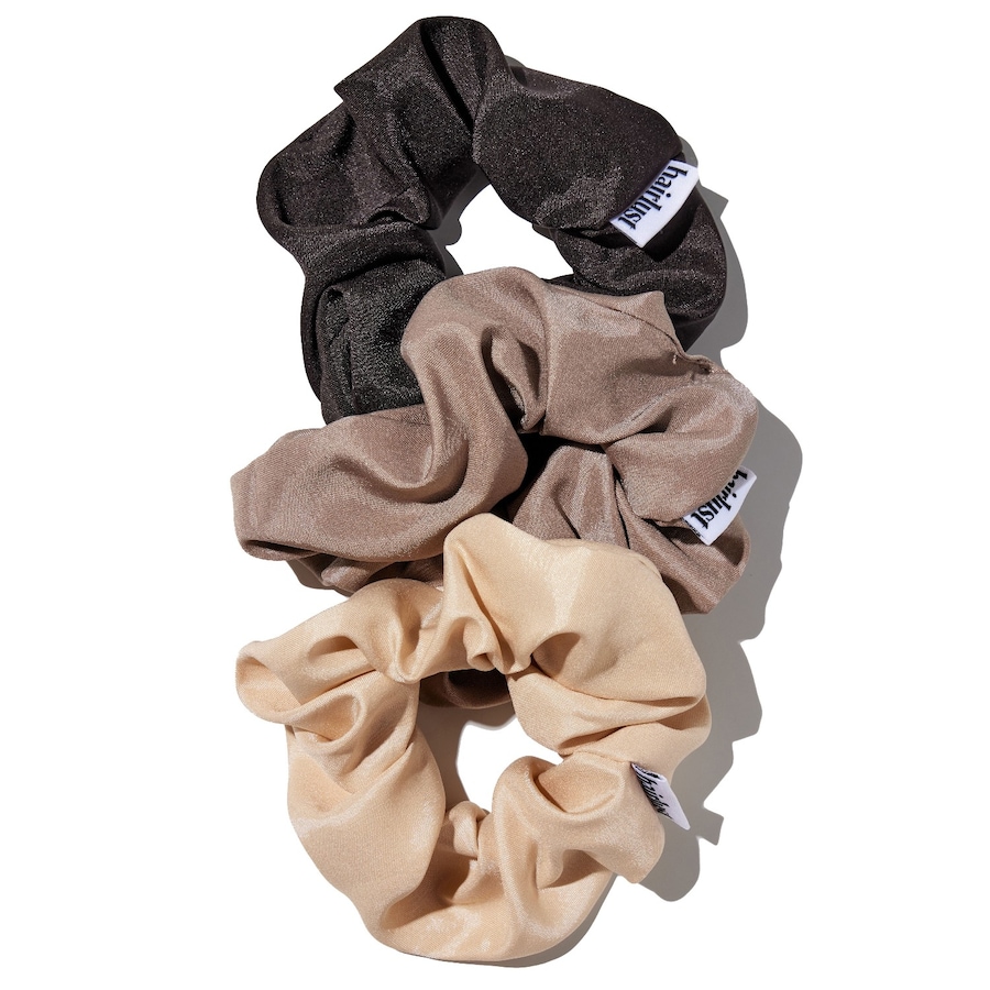 Hairlust Satin Silk Scrunchies, Medium, 3-Pack Haargummi Damen