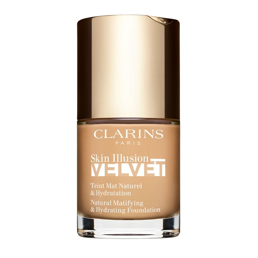 Clarins Skin Illusion Velvet Foundation 110N - Honey 30 ml Hellbraun