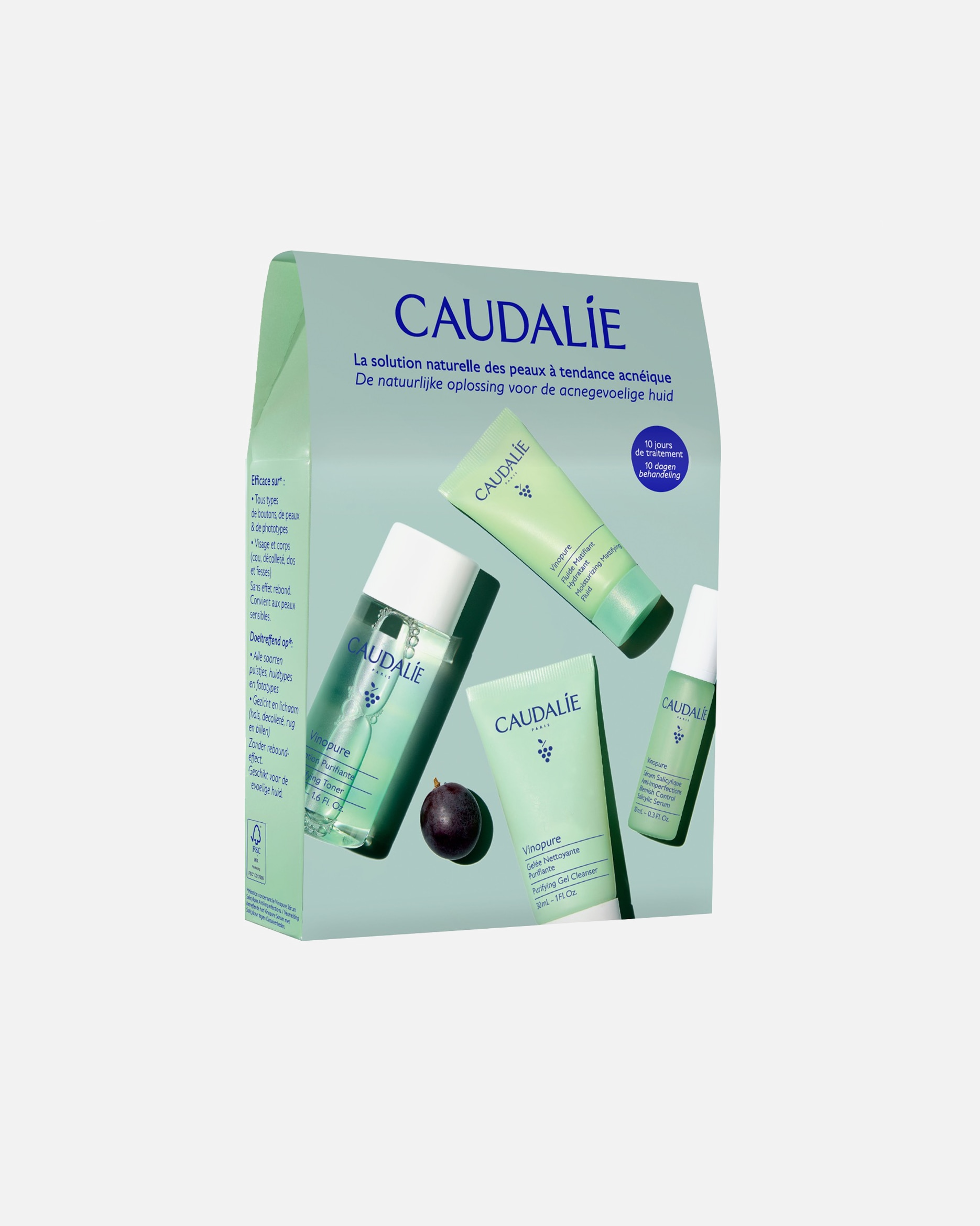 Gesichtspflegeset für Unisex Caudalie Vinopure Starterkit 2026 1 Stück