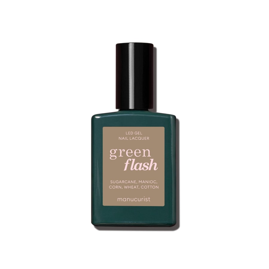 manucurist green flash LED gel Nagellack Orme 15 ml Hellbraun