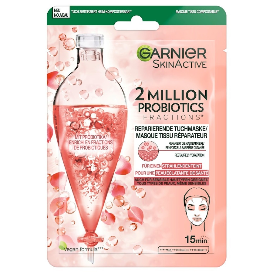 Garnier Skin Active 2 Million Probiotics Reparierende Tuchmaske 22 g