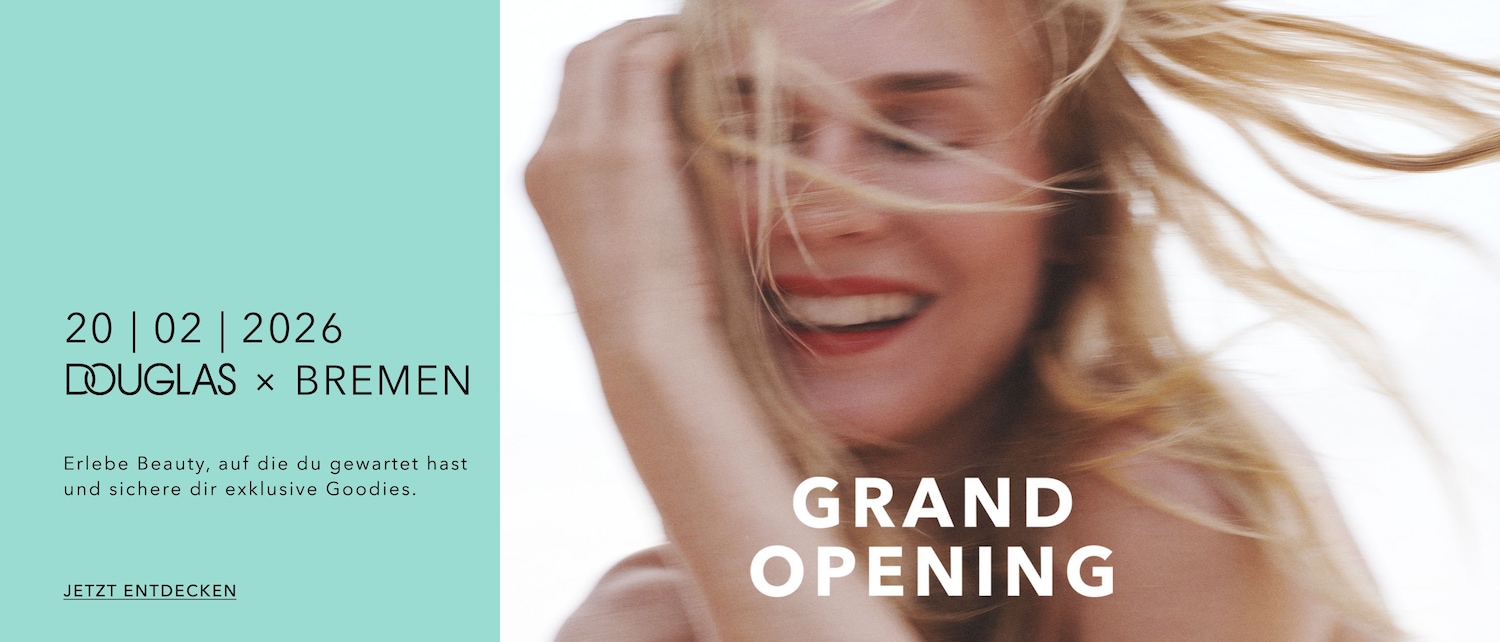 Douglas x Bremen Grand Opening am 20.02.2026: Erlebe Beauty und sichere dir exklusive Goodies. Jetzt entdecken!