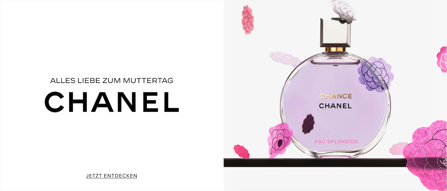 Alles Liebe zum Muttertag mit Chanel Chance Eau Splendide, ein zartes, blumiges Parfüm in einem runden Flakon, jetzt entdecken.