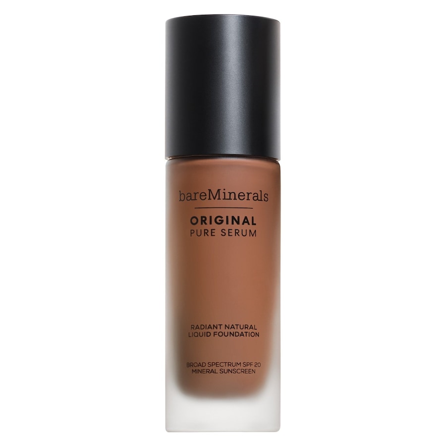 bareMinerals Original Pure Serum Radiant Natural Liquid Mineral Spf 20 Foundation DEEP COOL 5 30 ml Braun