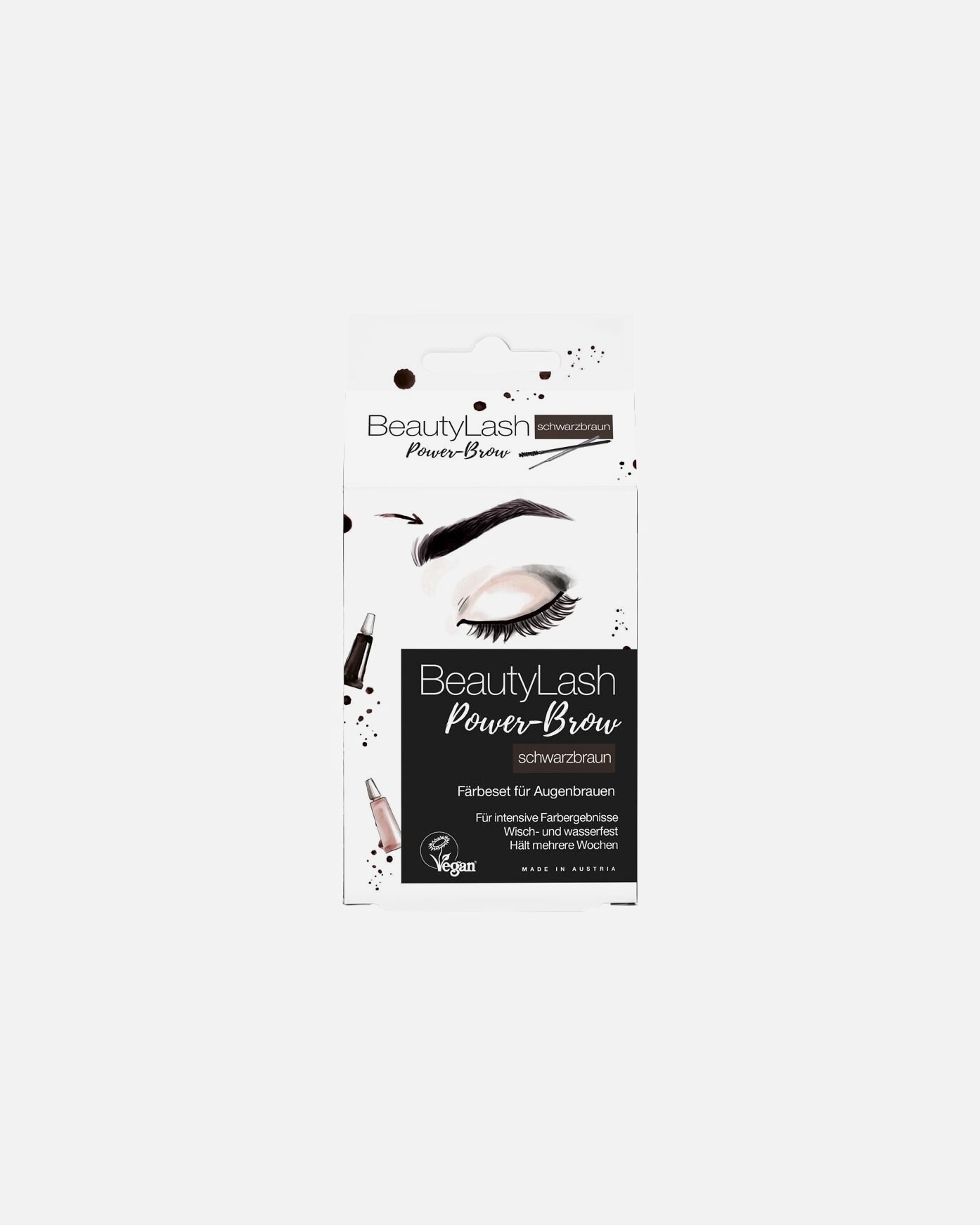 Augenbrauenfarbe für Unisex BeautyLash Power-Brow Färbeset 7 ml