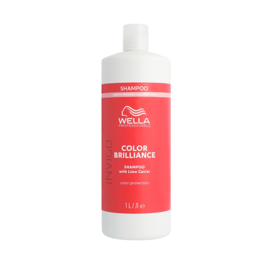 Wella Professionals INVIGO Color Brilliance with Lime Caviar - Fine to Medium Coloured Hair Shampoo 1000 ml