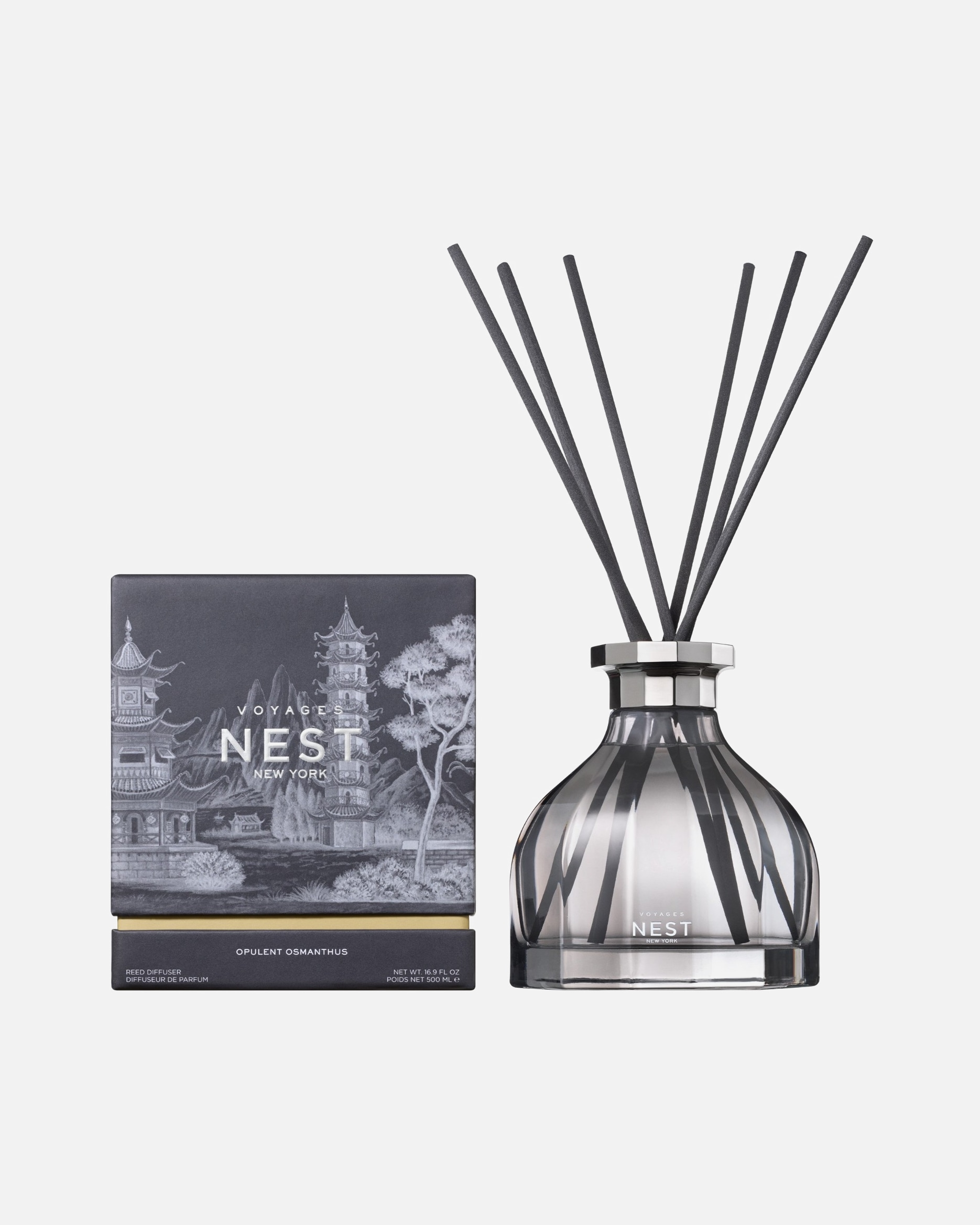 Raumduft für Unisex NEST NEW YORK Default Brand Line Voyages Opulent Osmanthus Reed Diffuser 500 ml