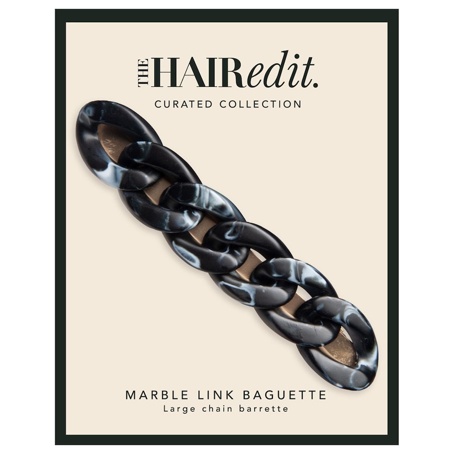 The Hair Edit Marble Link Baguette Haarklammer
