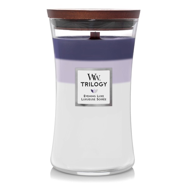 WoodWick Trilogy Large Hourglass Evening Luxe