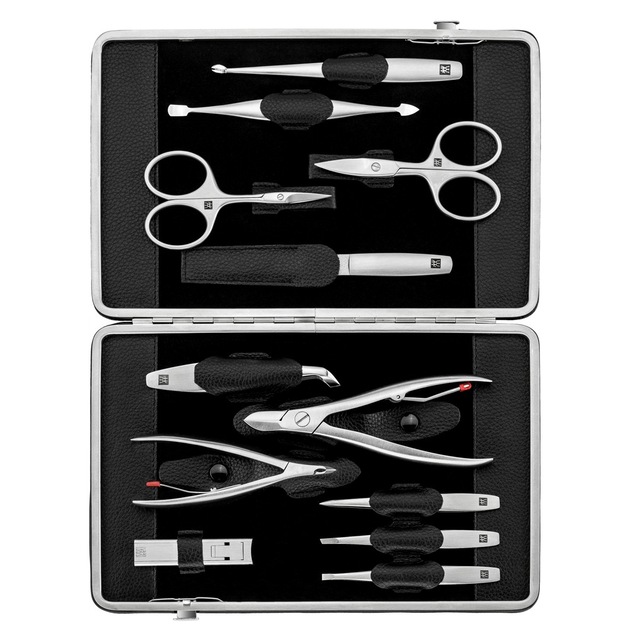 ZWILLING Beauty Premium Manicure Set 12pcs. Leather, Black
