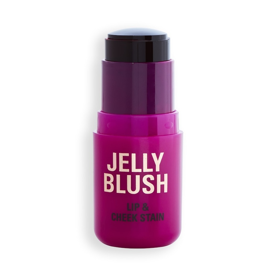 REVOLUTION Jelly Blush Stick Lip and Cheek Stain Strawberry Pink Lippenstift 5.5 g Rosegold