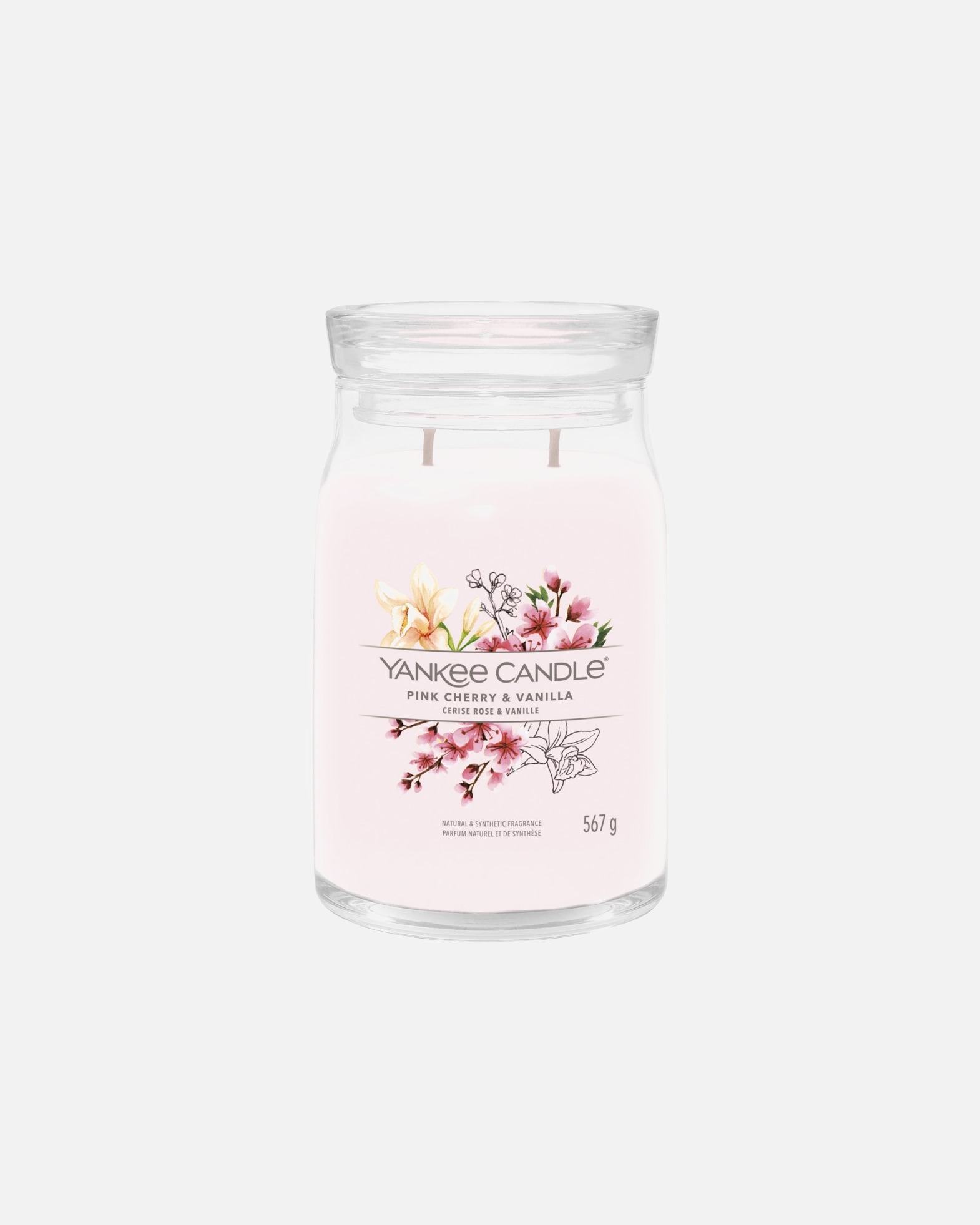 Kerze für Unisex YANKEE CANDLE Default Brand Line Pink Cherry & Vanilla 567 g - Signature
