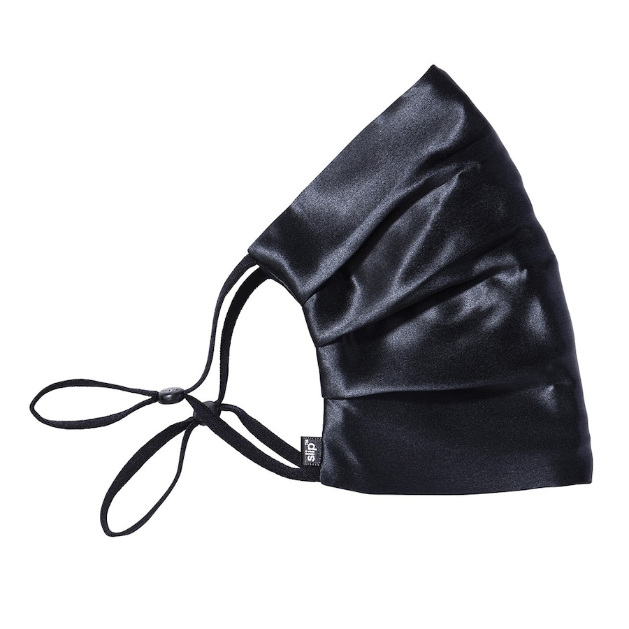Slip Pure Silk Face Cover Black Mund-Nasen-Schutz BLACK Schwarz