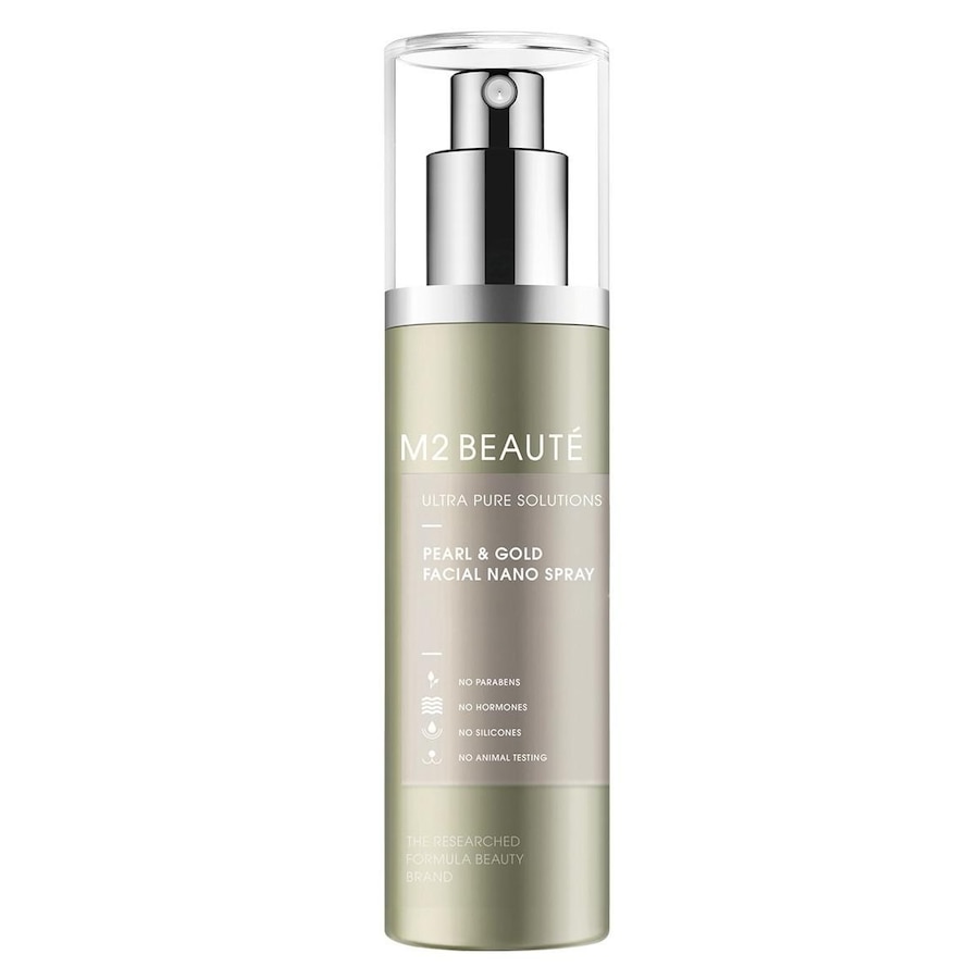 M2 Beauté Ultra Pure Solutions Pearl & Gold Facial Nano Spray Gesichtsspray 75 ml Damen