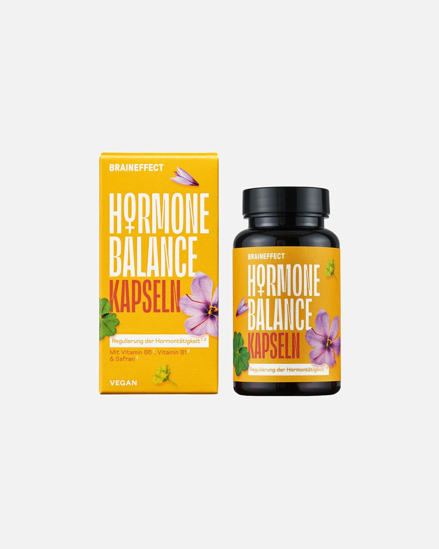 Nahrungsergänzungsmittel für Unisex BRAINEFFECT HORMONE BALANCE KAPSELN 60 Stück