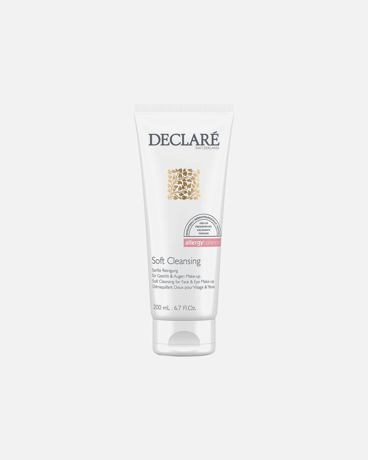 Reinigungsmilch für Unisex Declaré Allergy Balance Sanfte Reinigung für Gesicht und Augen 200 ml