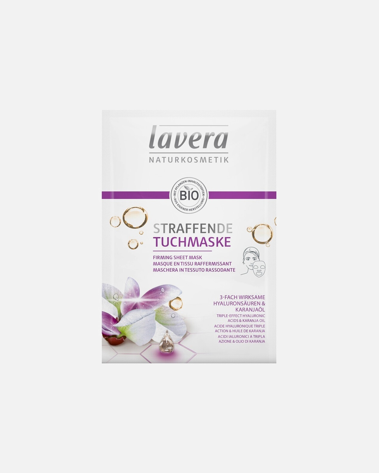 Feuchtigkeitsmaske für Weiblich lavera Straffend 21 ml