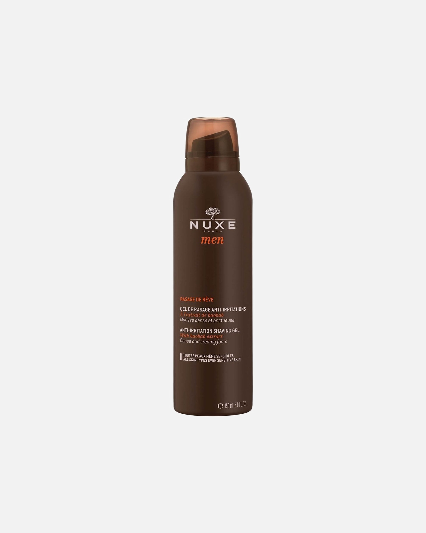 Rasiergel für Männlich NUXE Default Brand Line Rasage de Rêve Gel De Rasage Anti-Irritations 150 ml
