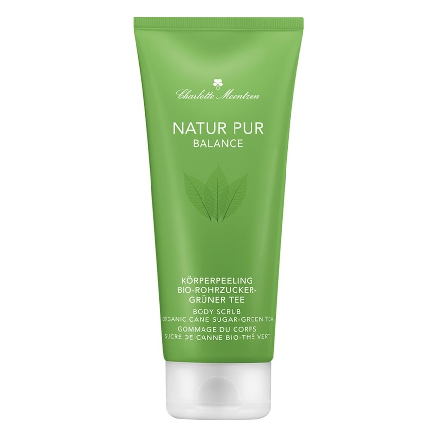 Charlotte Meentzen Natur Pur Balance Körperpeeling Bio-Rohrzucker-Grüner Tee 200 ml Damen