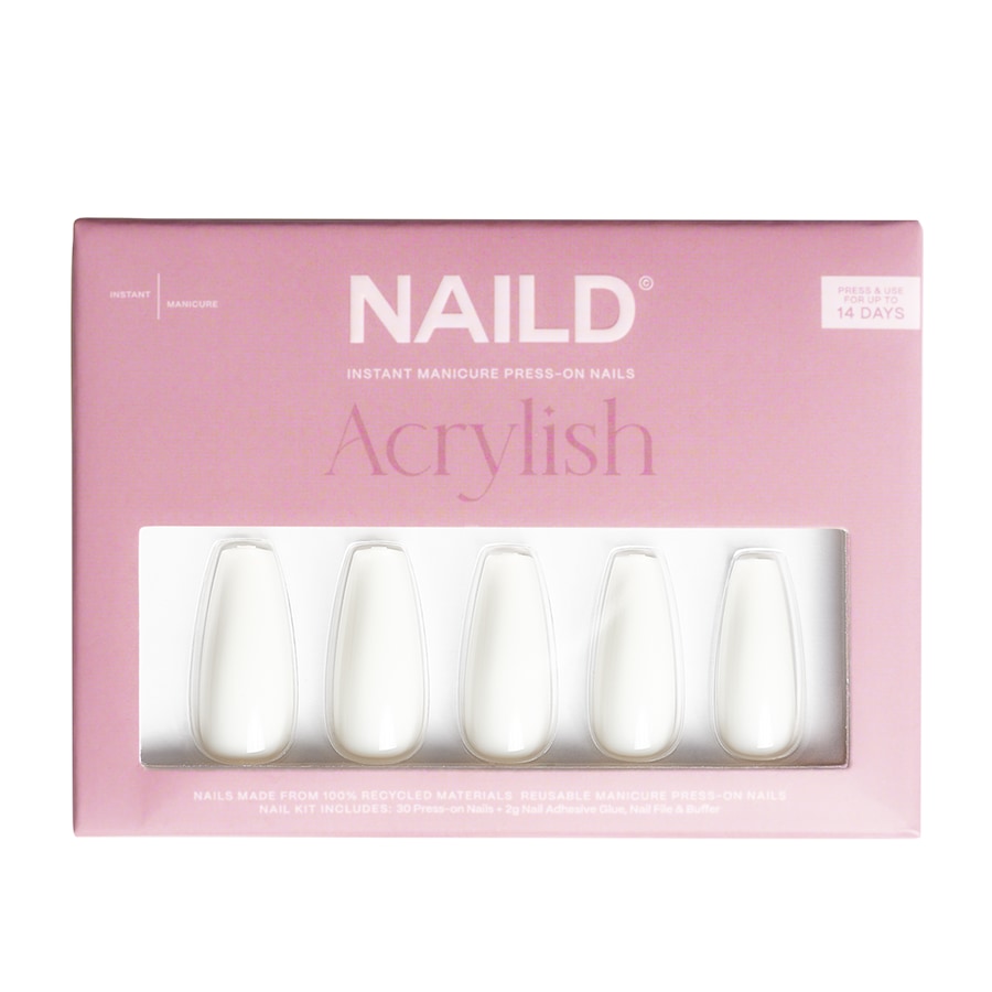 NAILD White Acrylish Extra LongMake-up | 1.0 pieces | 18,99 / 1.0 pieces