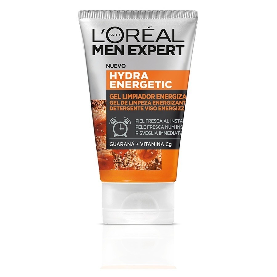 L ́Oréal Men Expert Hydra Energetic, reinigt, energetisiert, weckt die Haut sofort auf, angereichert mit Guarana und Vitamin C, 100 Reinigungsgel ml