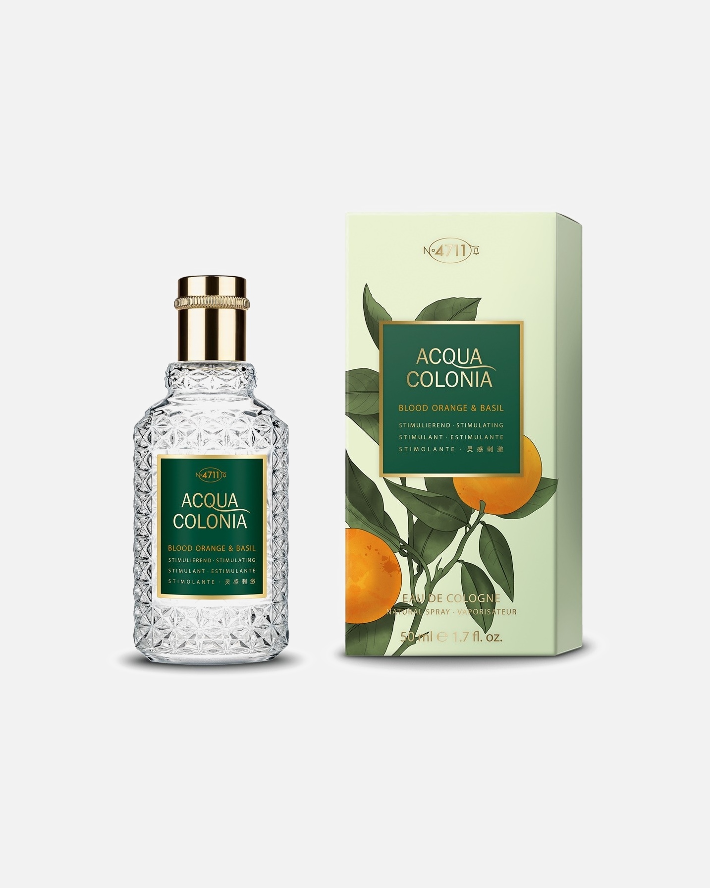 Eau de Cologne für Unisex 4711 Acqua Colonia Blood Orange & Basil Aqua Colonia 50 ml