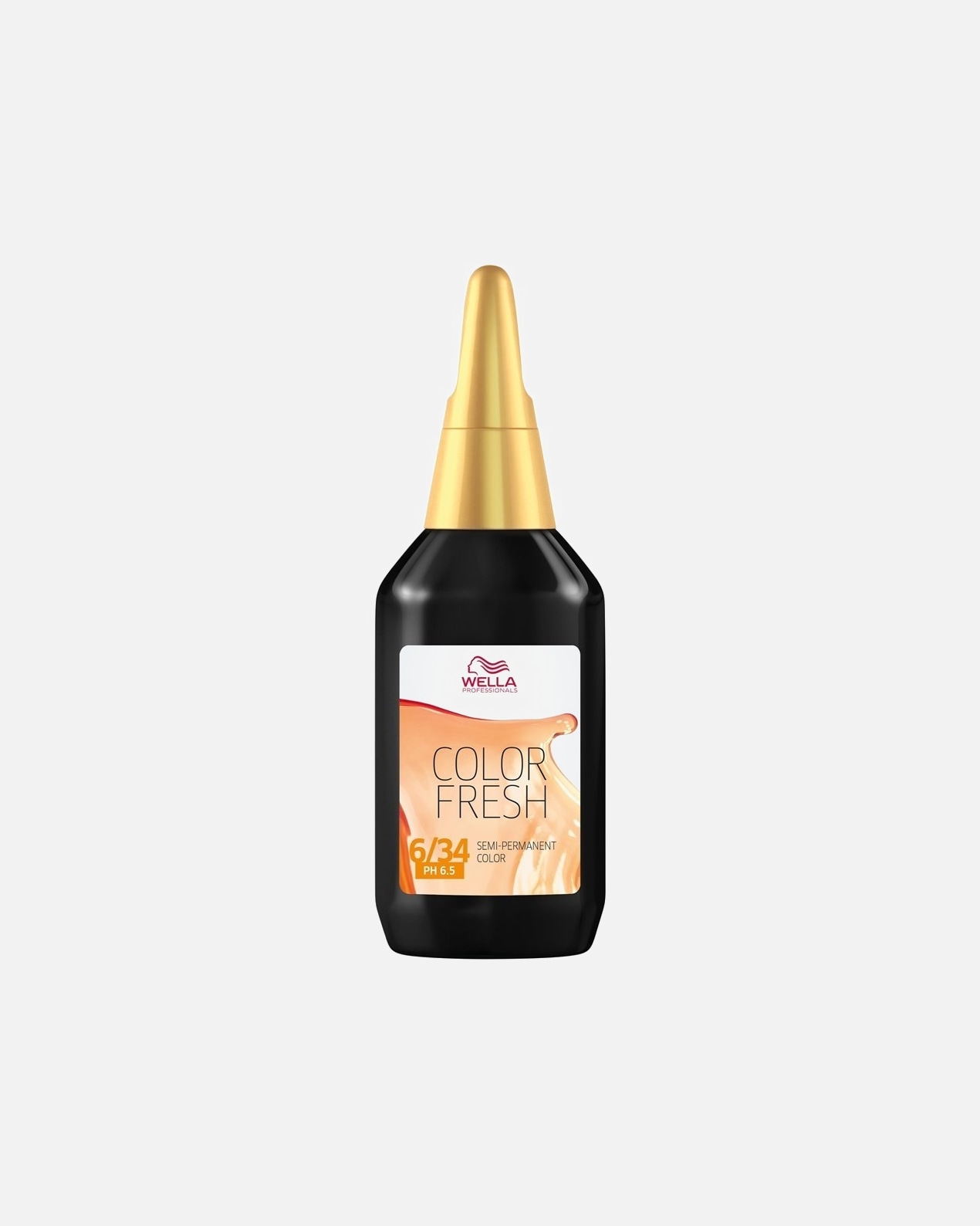 Haartönung für Unisex Wella Professionals Color Fresh Semi-Permanent Color Nr. 6/34 Dunkelblond Gold-Rot