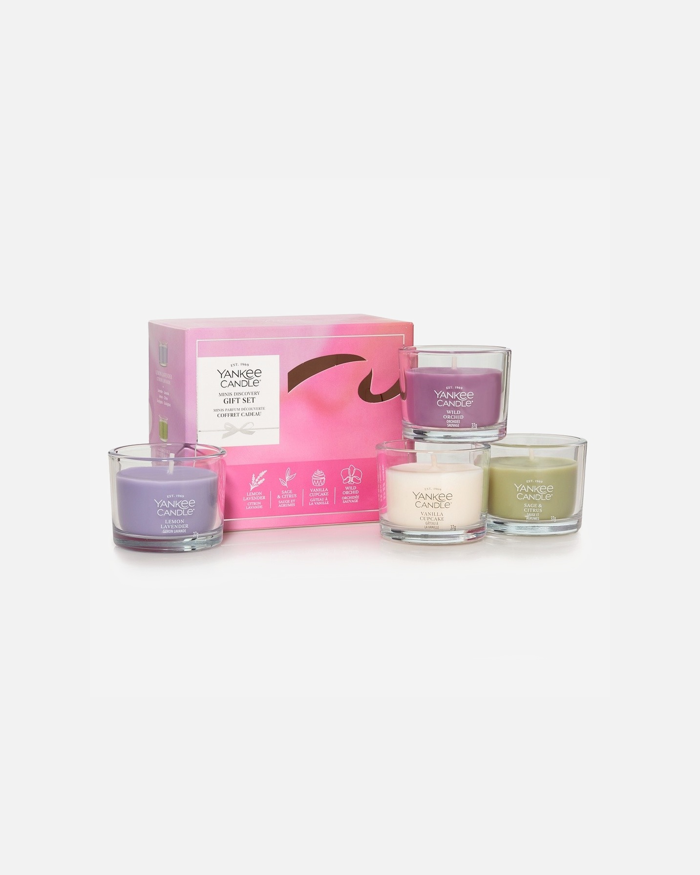 Raumduftset für Unisex YANKEE CANDLE Default Brand Line Gift Set 4 Mini Filled Votive 1 Stück