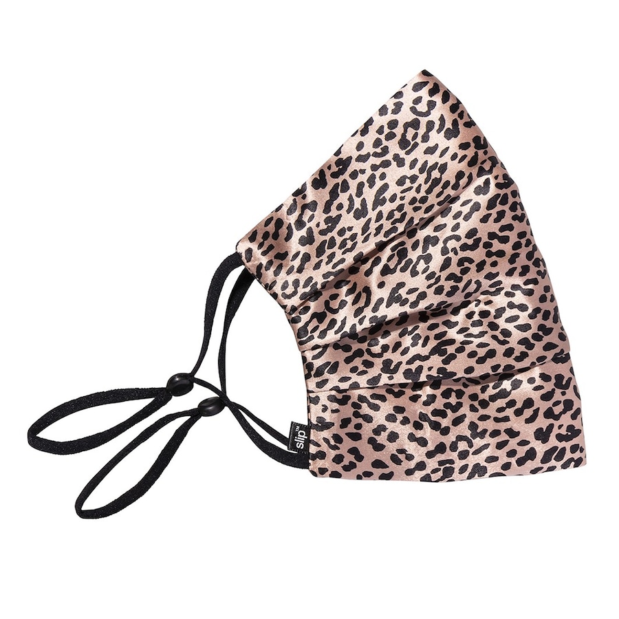 Slip Pure Silk Face Cover Black Mund-Nasen-Schutz Roségold Leopard Nude