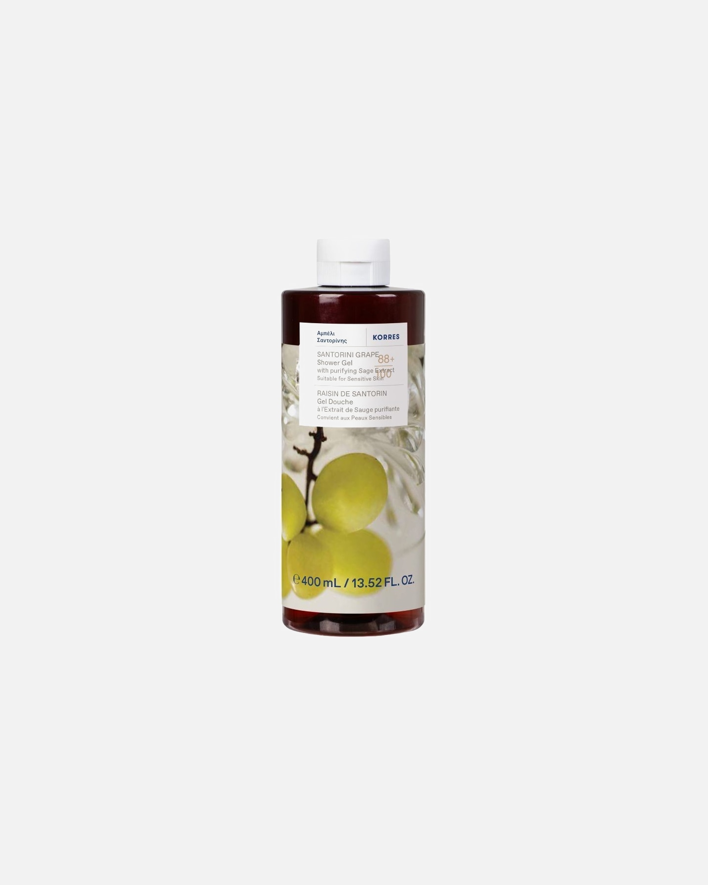 Duschgel für Unisex KORRES Santorini Grape 400 ml