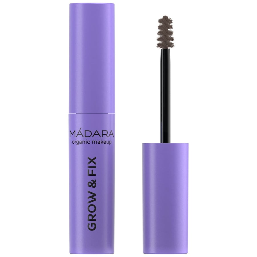 MÁDARA GROW & FIX Tinted Brow Gel, #3 FROSTY TAUPE Augenbrauengel Medium Brown 4.25 ml Grau