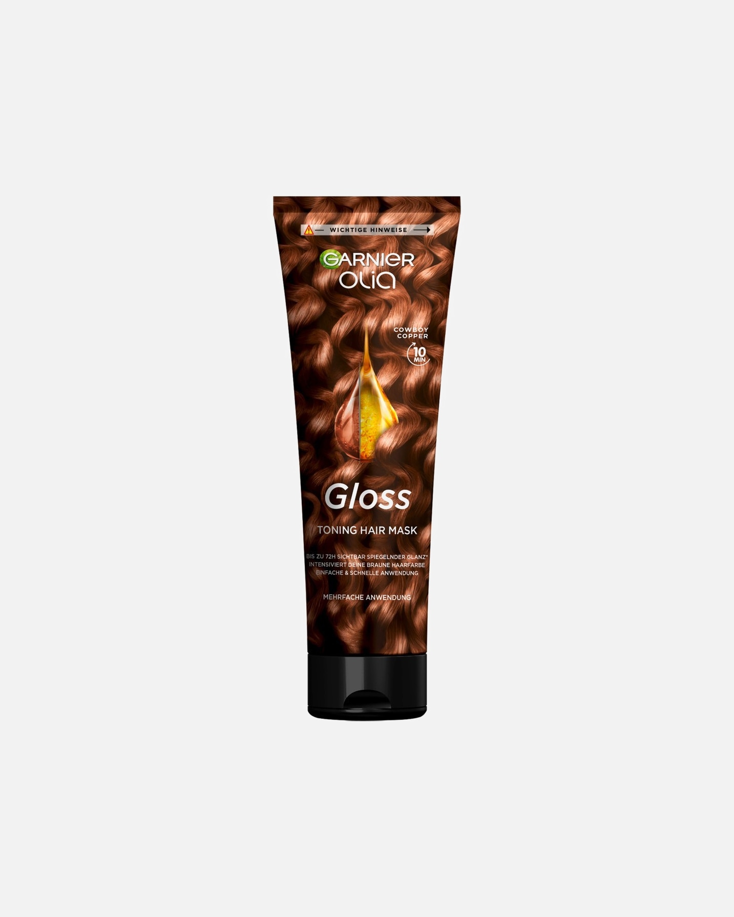 Haarfarbe für Unisex Garnier Olia Gloss Tinted Hair Mask COWBOY COPPER