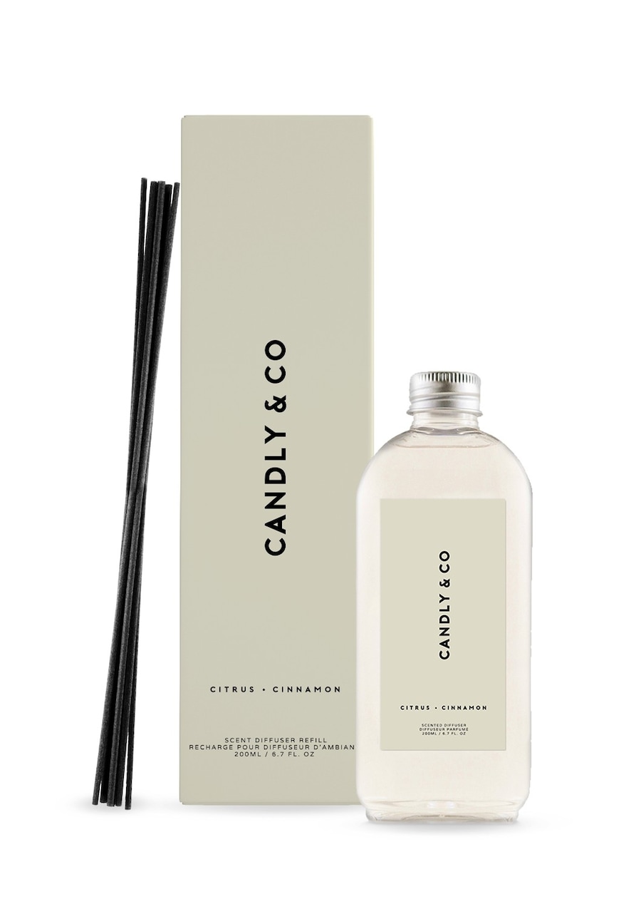 Candly&Co Ergänzung zum Diffusor No. 3 frische Zitrusfrüchte, Zimt Raumduft 200 ml