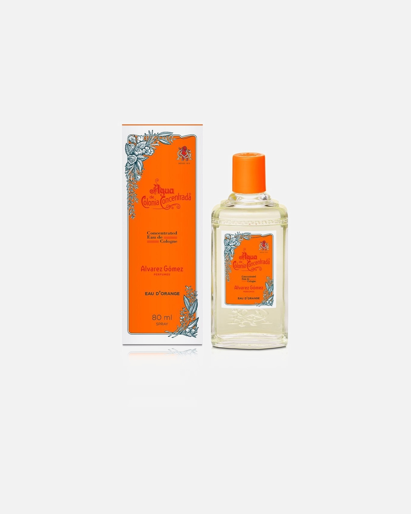 Eau de Cologne für Unisex Alvarez Gomez Agua De Colonia Concentrada Eau D'Orange 80 ml
