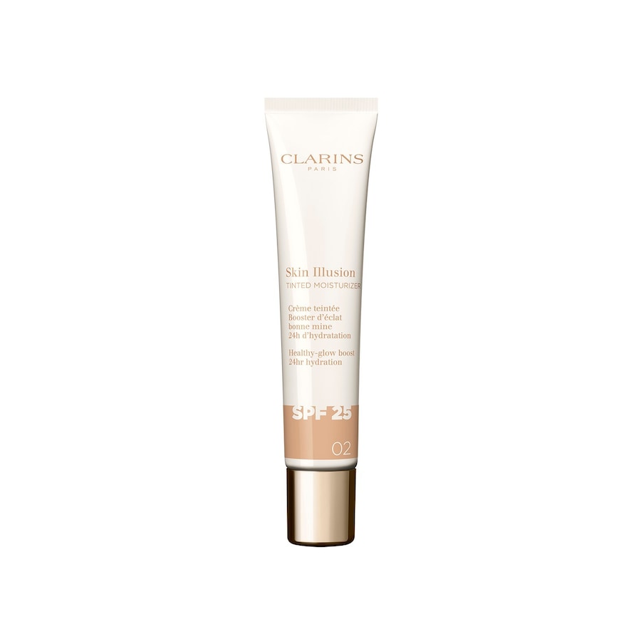 Clarins Skin Illusion Tinted Moisturizer SPF 25 BB Cream 02 40 ml Hellbraun