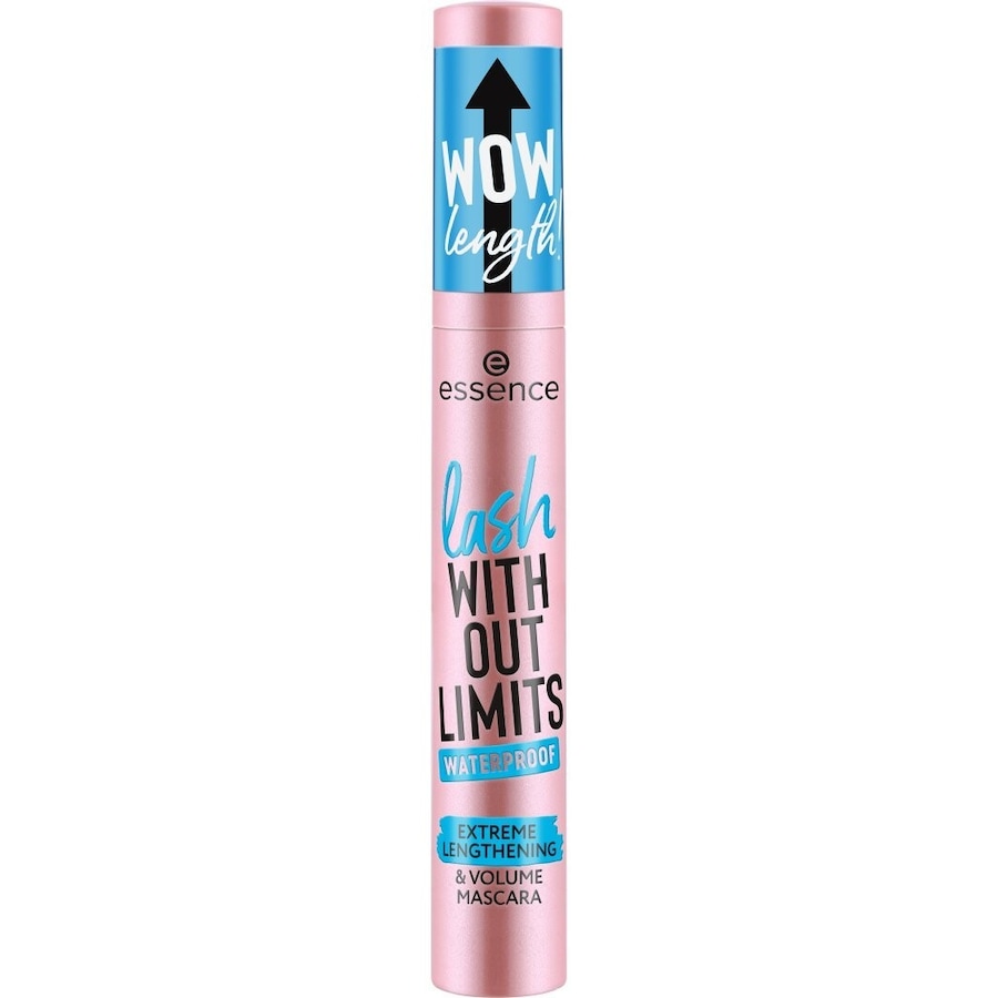 Essence Lash WITHOUT LIMITS WATERPROOF EXTREME LENGTHENING & VOLUME Mascara 13 ml Schwarz