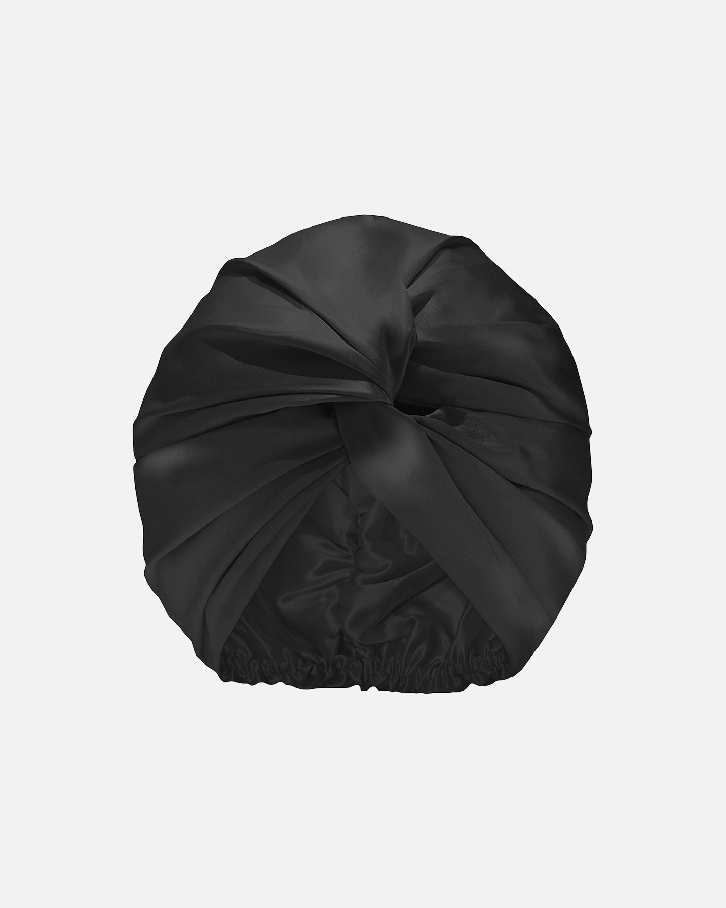 Stylingzubehör für Unisex Slip Pure Silk Turban Schwarz