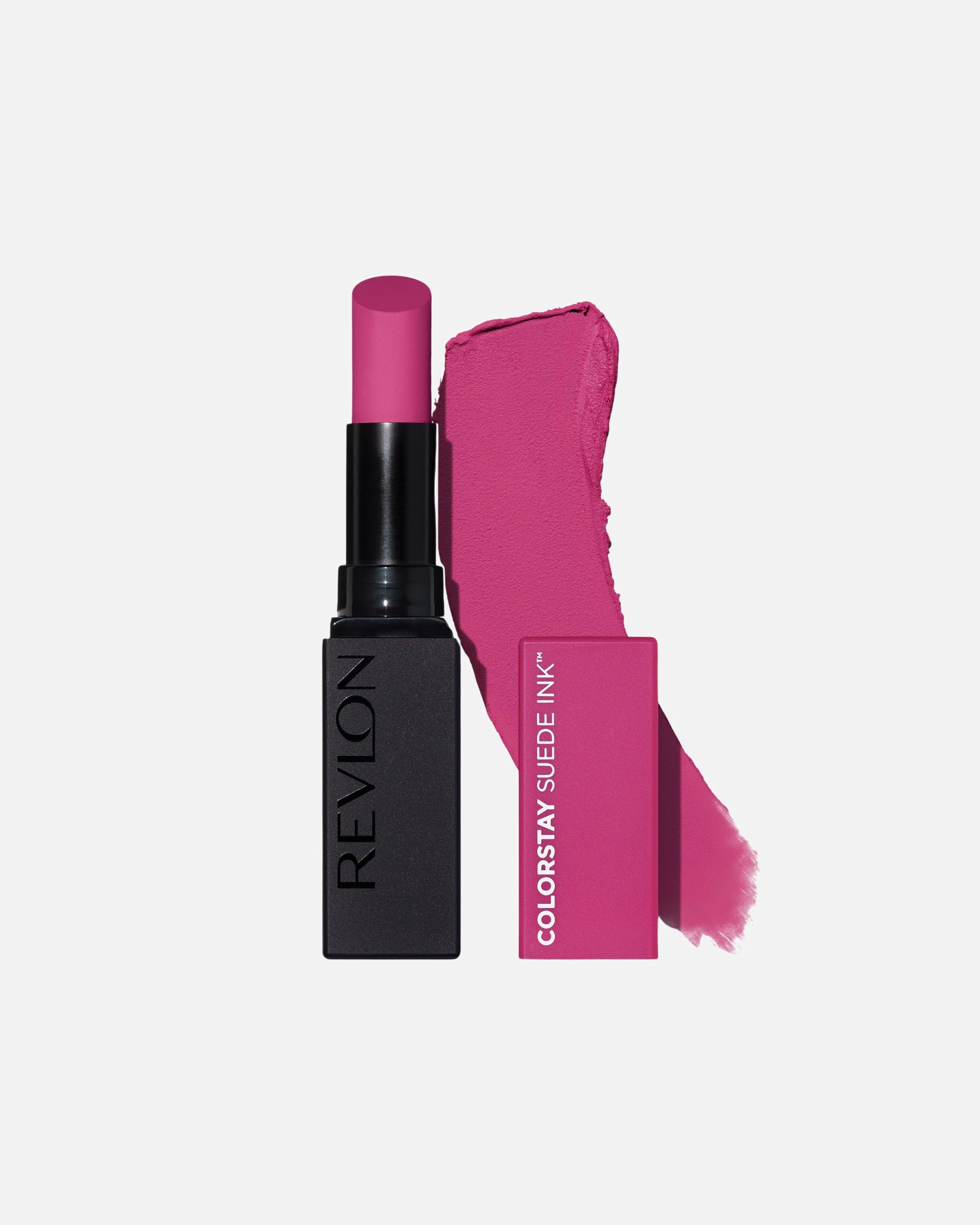 Lippenstift für Unisex Revlon ColorStay™ Revlon ColorStay Suede Ink Lippenstift, deckend, langanhaltend, nicht übertragend, mit Vitamin E, wasserfest, 008 That Girl, 2.55g 2.55 g