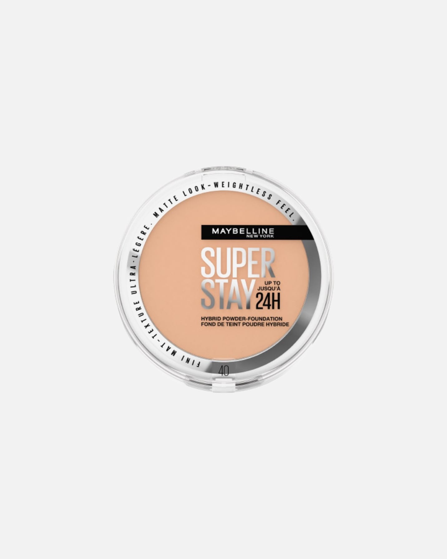 Foundation für Unisex Maybelline Super Stay 24H Hybrid Powder-Foundation Nr. 40